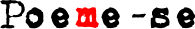 Logo Poeme-se